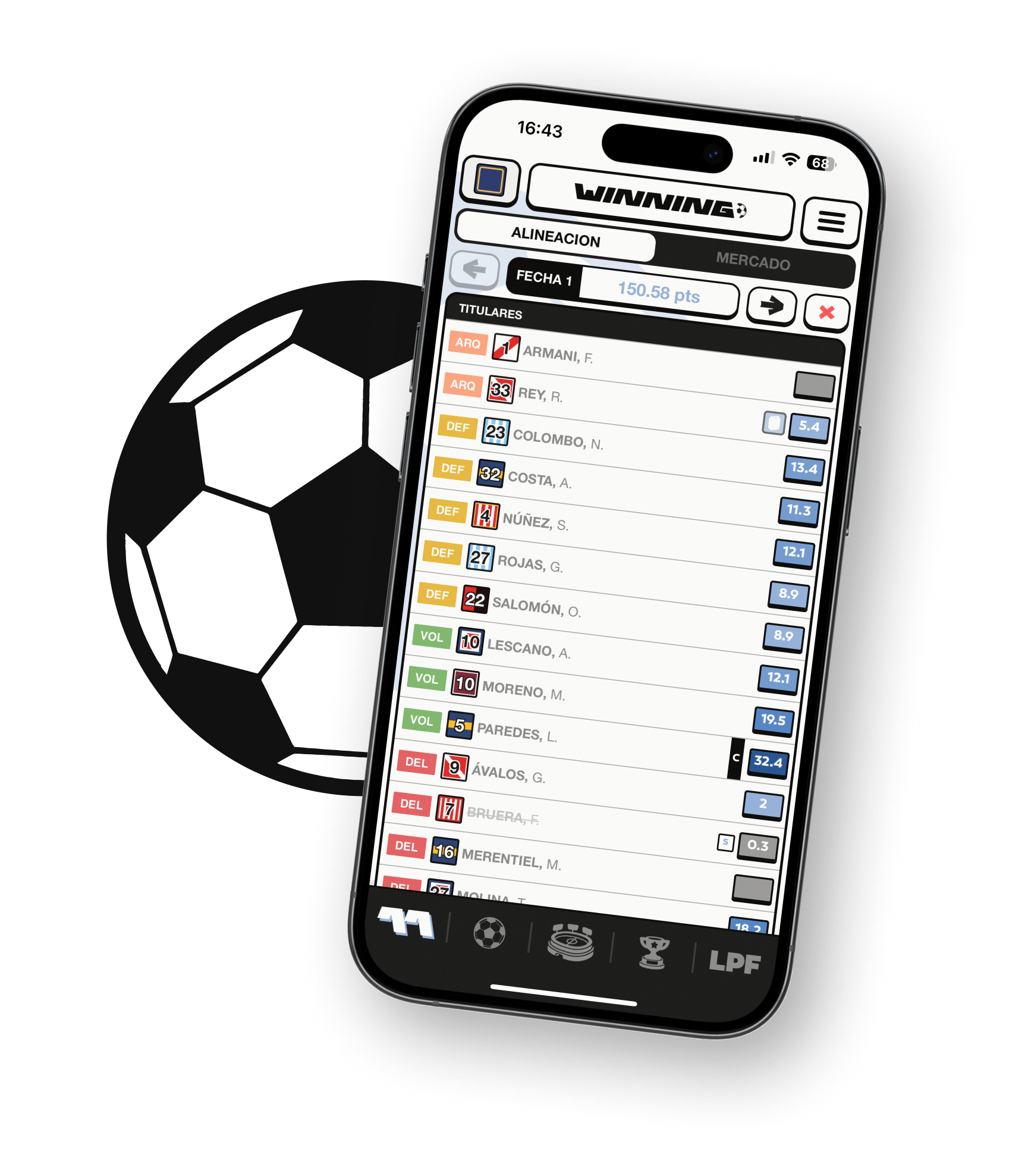 Winning - Fantasy Fútbol Argentino